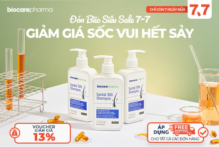 Sale sập sàn 7 tháng 7 với tất cả sản phẩm Biocare Pharma