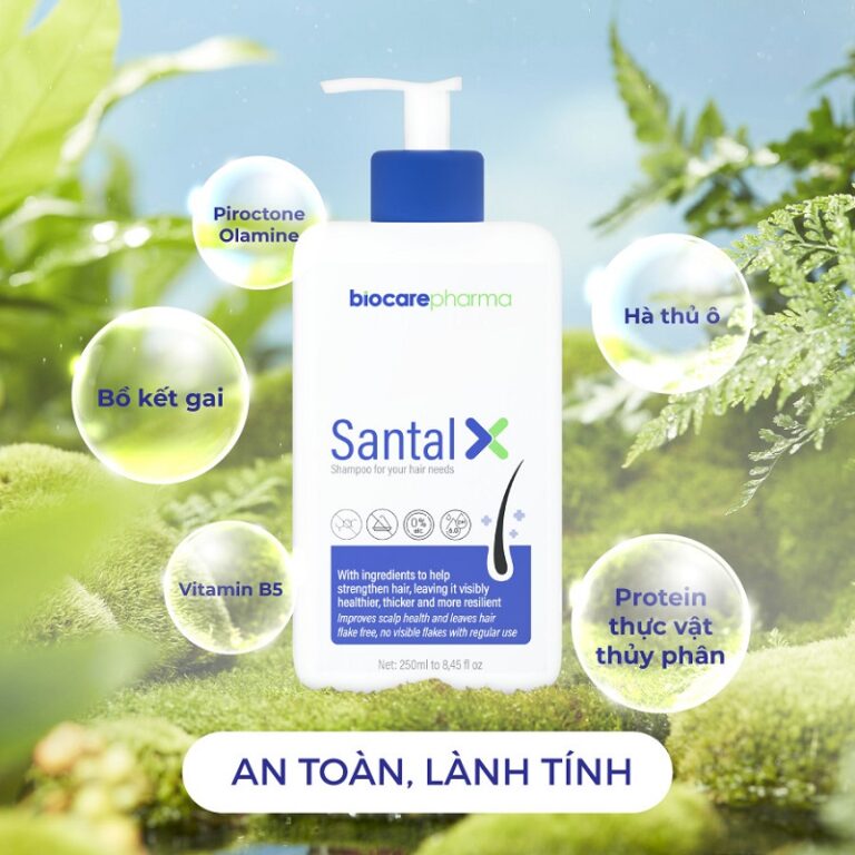 Dầu gội Santal X phiên bản nâng cấp X2 hiệu quả gàu nấm