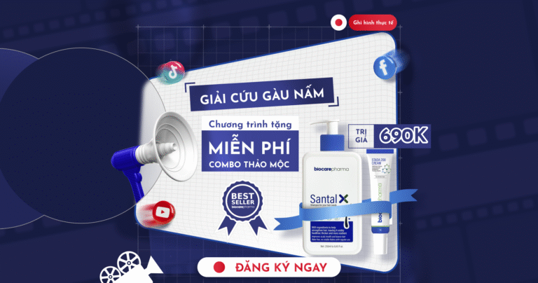 Chương trình giải cứu gàu nấm Biocare Pharma