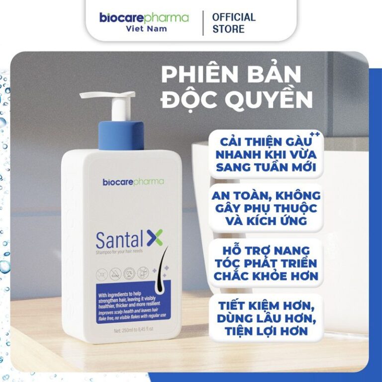 Dầu gội trị gàu Santal X