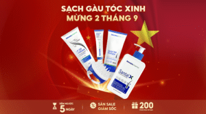 Sale kỷ lục Quốc Khánh Gàu Nấm Biocare Pharma