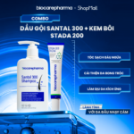 Combo Santal 300 Shampoo, Stada 200 Cream Hỗ Trợ Gàu – Ngứa