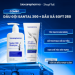 Combo dầu gội Santal 300 và dầu xả Soft 250 dành cho tóc gàu ngứa