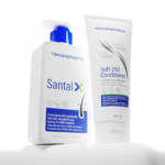 Combo gội xả dành cho tóc gàu ngứa hư tổn Santal X và Soft 250 BiocarePharma