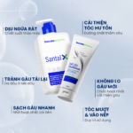 Combo gội xả dành cho tóc gàu ngứa hư tổn Santal X và Soft 250 BiocarePharma