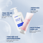 Combo dầu gội Santal 300 kết hợp tẩy tế bào chết da đầu Pink Salt 50 Scrub BiocarePharma