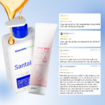 Combo dầu gội Santal X kết hợp tẩy tế bào chết da đầu Pink Salt 50 Scrub Biocarepharma