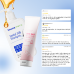 Combo dầu gội Santal 300 kết hợp tẩy tế bào chết da đầu Pink Salt 50 Scrub BiocarePharma