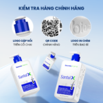 Combo dầu gội Santal X kết hợp tẩy tế bào chết da đầu Pink Salt 50 Scrub Biocarepharma