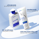 Combo gội xả dành cho tóc gàu ngứa hư tổn Santal X và Soft 250 BiocarePharma