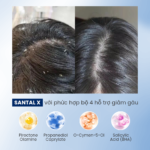 Combo 2 Chai Dầu Gội Gàu Ngứa Santal X Shampoo BiocarePharma