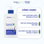 Dầu Gội Gàu Nấm Thảo Mộc Thế Hệ Mới Santal X – 250 ML