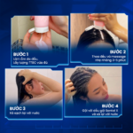 Combo dầu gội Santal X kết hợp tẩy tế bào chết da đầu Pink Salt 50 Scrub Biocarepharma