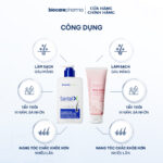 Combo dầu gội Santal X kết hợp tẩy tế bào chết da đầu Pink Salt 50 Scrub Biocare Pharma