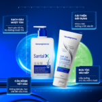 Combo gội xả dành cho tóc gàu ngứa hư tổn Santal X và Soft 250 BiocarePharma