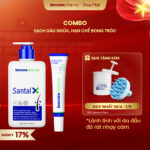 Combo Gàu Ngứa Thế Hệ Mới Santal X & Kem Bôi Stada 200