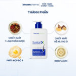 Combo 2 Chai Dầu Gội Gàu Nấm Santal X Shampoo Biocare Pharma