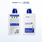 Combo gội xả dành cho tóc gàu nấm hư tổn Santal X và Soft 250 Biocare Pharma