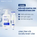 Combo Santal 300 Shampoo, Stada 200 Cream Hỗ Trợ Gàu – Ngứa