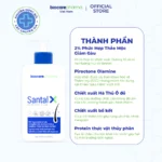 Combo gội xả dành cho tóc gàu nấm hư tổn Santal X và Soft 250 Biocare Pharma