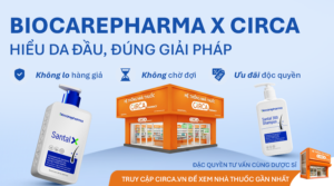Biocarepharma chính thức có mặt tại hệ thống nhà thuốc Circa: Mua sắm tiện lợi, chăm sóc da đầu kịp thời