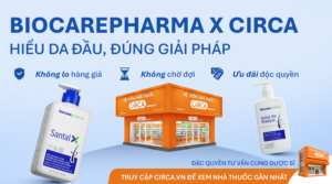 Biocarepharma chính thức có mặt tại hệ thống nhà thuốc Circa: Mua sắm tiện lợi, chăm sóc da đầu kịp thời